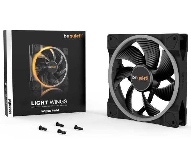 BE QUIET! Light Wings 140 PWM ARGB 140mm BL074 - 699447 - zdjęcie 4